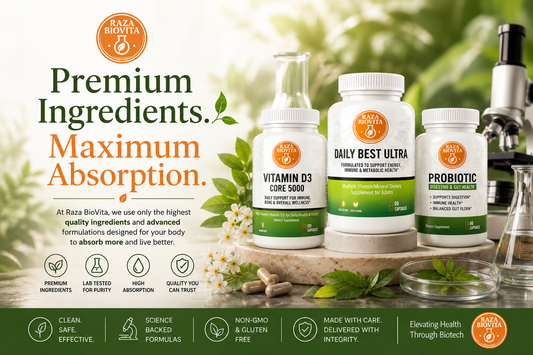 Premium Ingredients. Maximum Absorption. Why Quality Matters