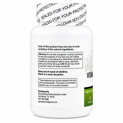 Vitamin D3 Core 5000 | 5,000 IU | 120 Vegetarian Capsules